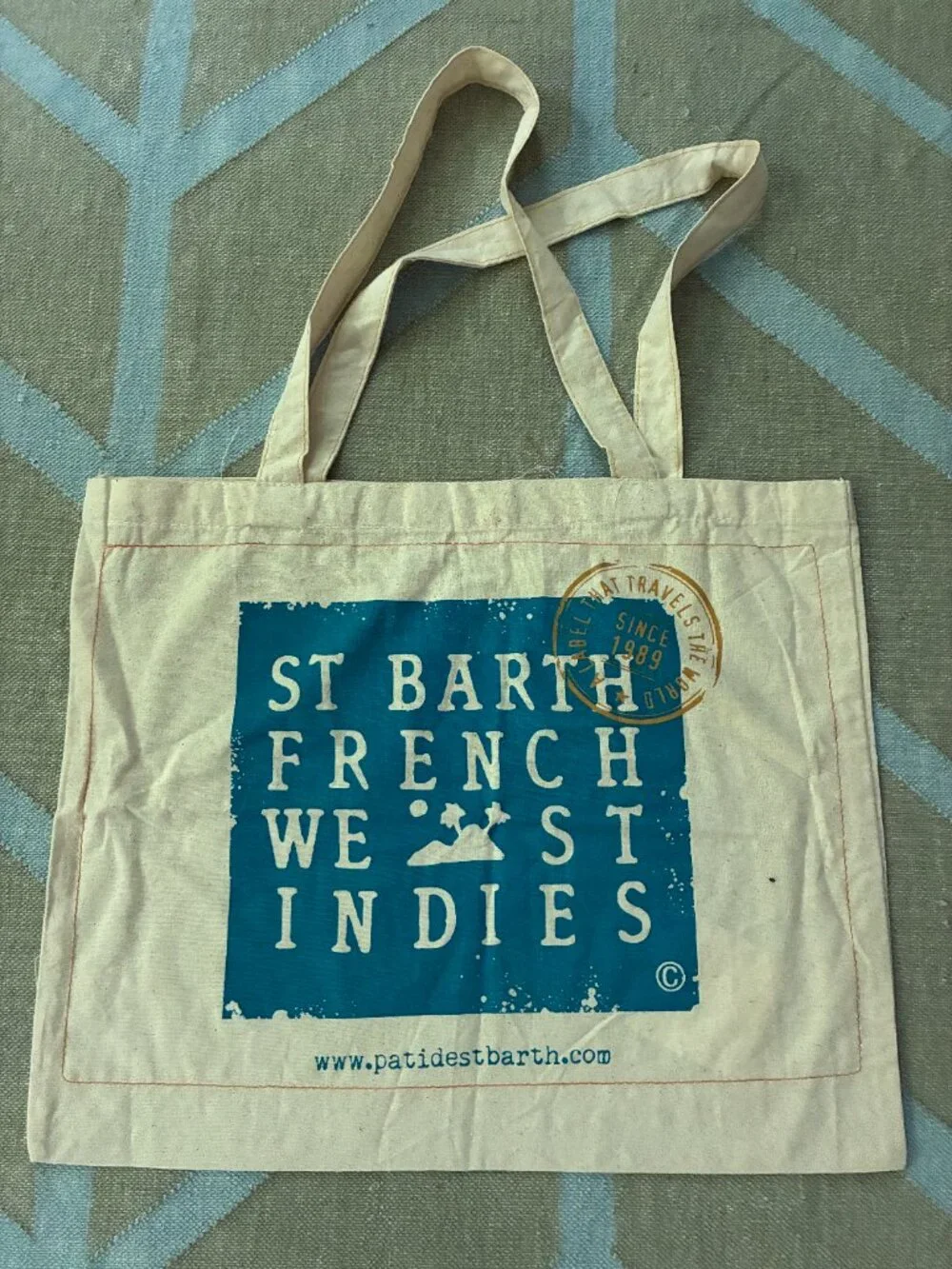 4 Pati de St. Barth St Barth French West Indies Shopping Tote Bags